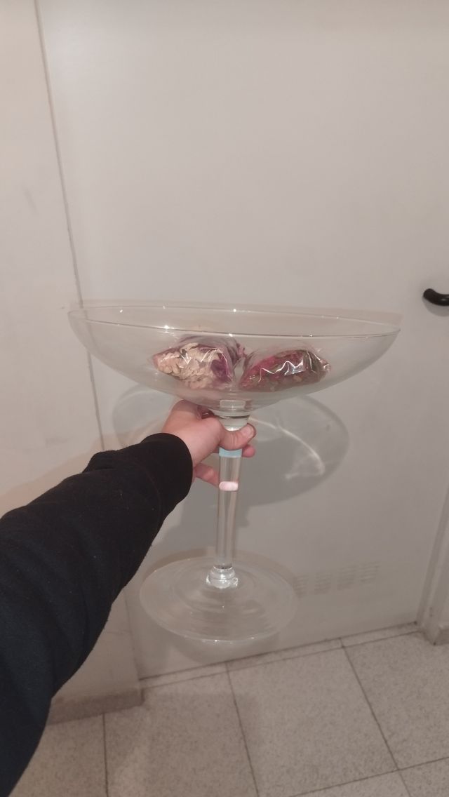 ✅Copa de cristal decorativa