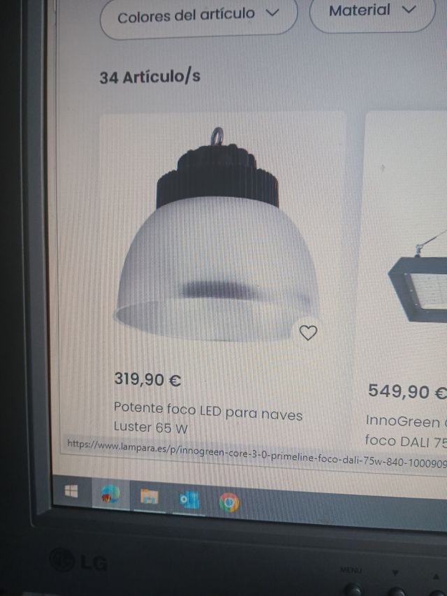 Lámparas industriales