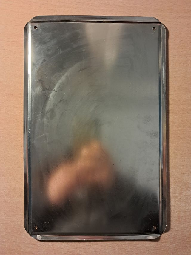 Placa metálica Gilda