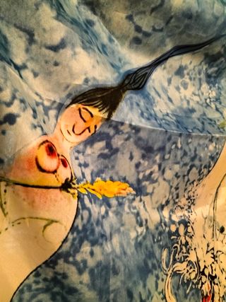 Cortina ducha arte cubano