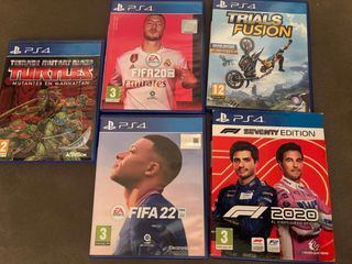 PS4, 2 Mandos originales y 5 juegos 