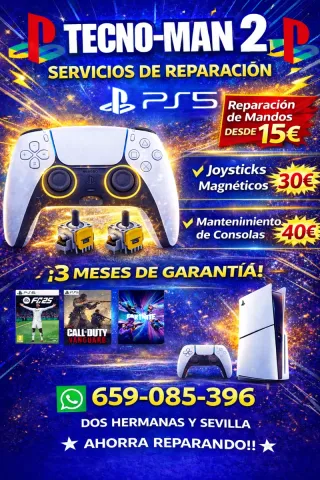 MANDO PS5. REPARACIÓN Y MANTENIMIENTO DE CONSOLAS
