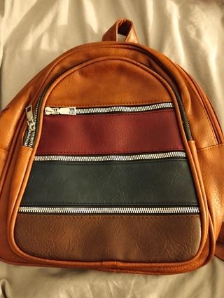 Mochila de cuero