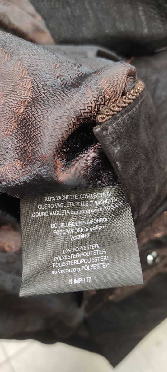 Giacca in pelle Mefi