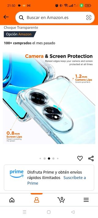 2 cristales protectores móvil oppo A60