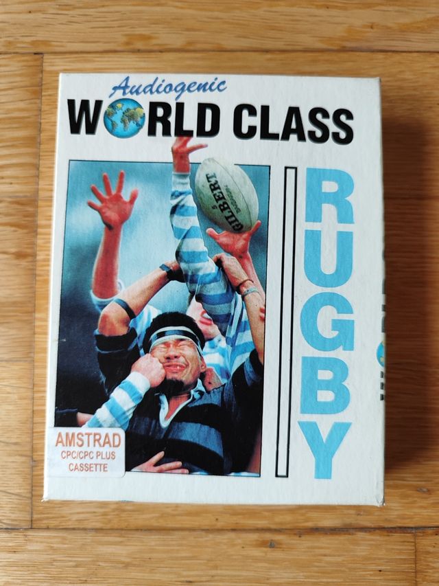 Jeu Amstrad World Class Rugby, D'occasion, Complet Et Fonctionnel