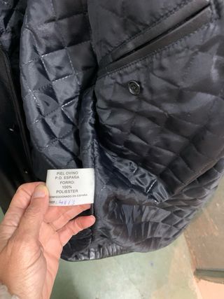 Americana piel caballero talla L