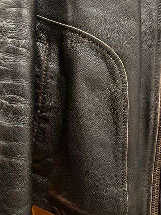 Chaqueta Piel Valentino Marro