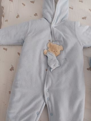 Lote abrigos y buzo bebé 3-6 meses