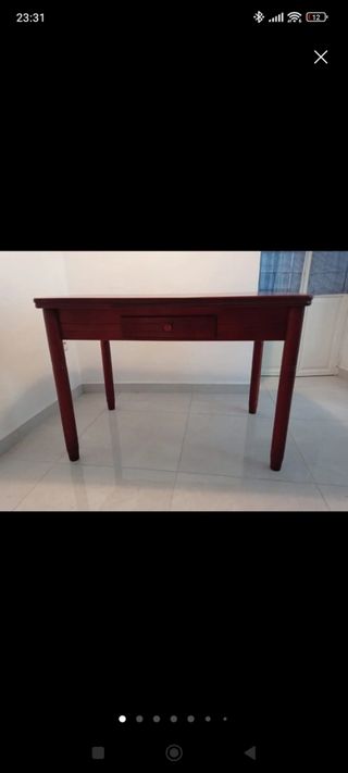 Mesa madera extensible