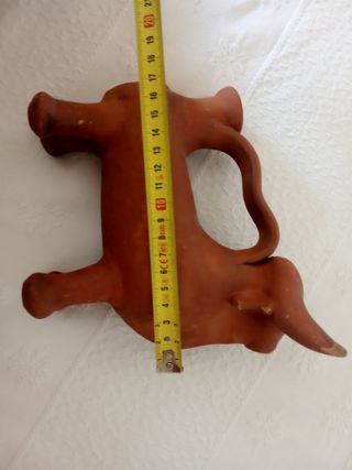 ¡Rebaja!  Botijo forma de toro