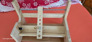 Taglia bottiglie legno abete artigianale
