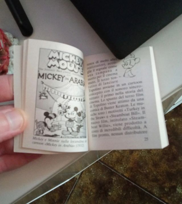 Micky Mouse Topolino mini book ciak