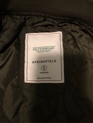 Chaqueta bomber Springfield hombre talla