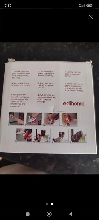 Limpiador de cristales con iman