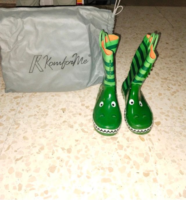 Botas de agua de cocodrilo núm 33 -34