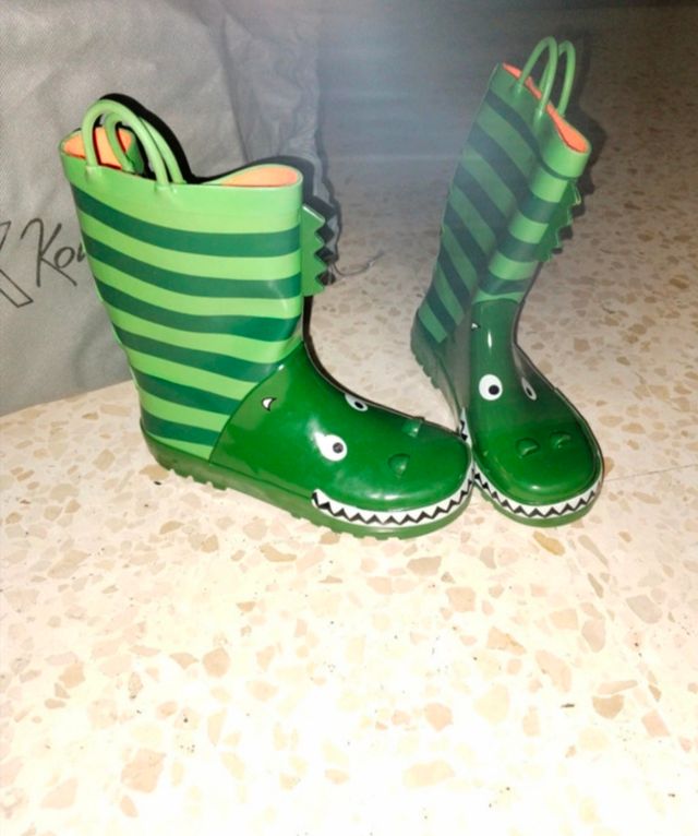 Botas de agua de cocodrilo núm 33 -34