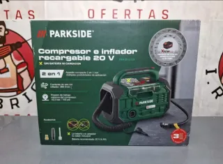 Compresor Inflador Parkside 20V Nuevo
