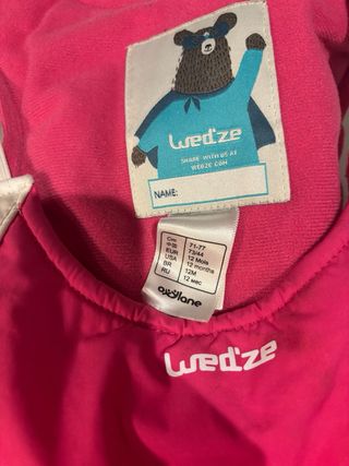 abbigliamento da neve 12 mesi e guanti