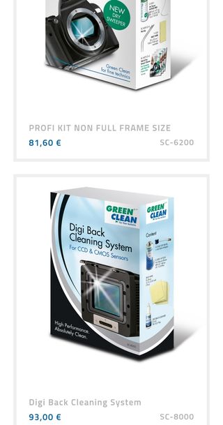 Green Clean Kit Limpieza Sensor Cámara