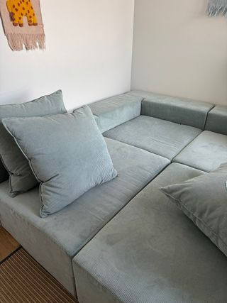 Sofá chaiselonge modular marca Tessuto NUEVO