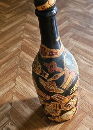 Antigua botella palomino&vergara vitolas