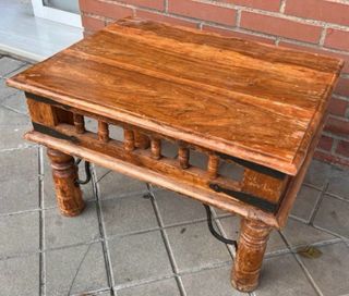 Mesa auxiliar rustica 
