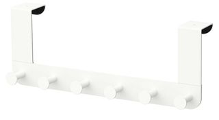 Dos Percheros puerta ikea blanco
