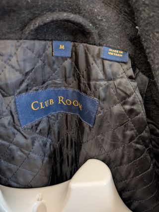 Abrigo de Hombre de 80%Lana Club Room