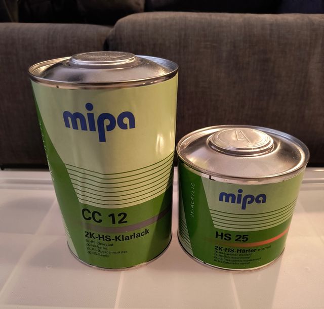 Kit barniz mipa ( barniz + catalizador) automoción