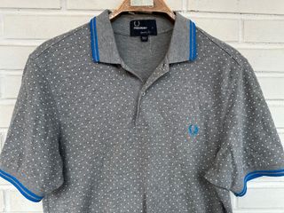 Polo manga corta gris FRED PERRY talla S
