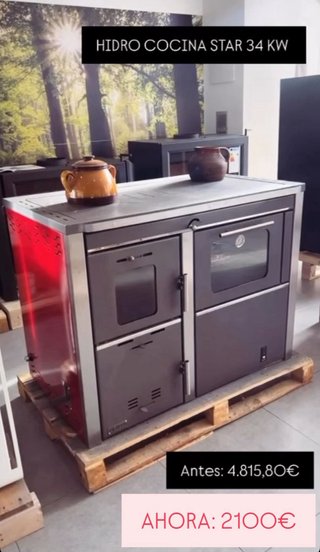 HIDROESTUFA DE LEÑA IFYIL MODELO STAR 34kW
