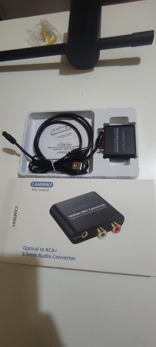 Adaptador stereo óptico