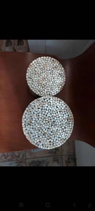 Lote cajas decorativas nácar