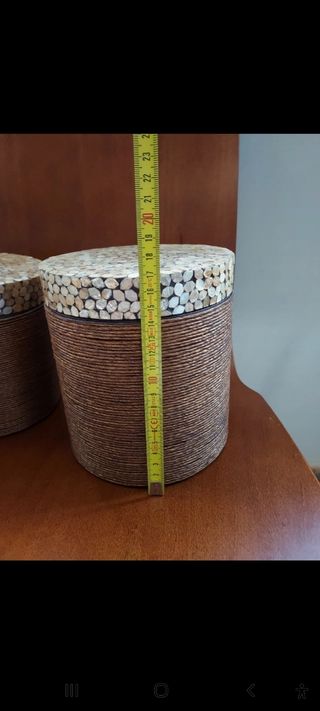 Lote cajas decorativas nácar