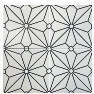 20x20 araña blanco porcelanico hidraulico
