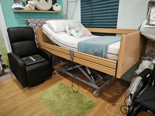 Cama electrica elevable