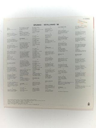 Brumas Amapola Sevillanas '86 LP