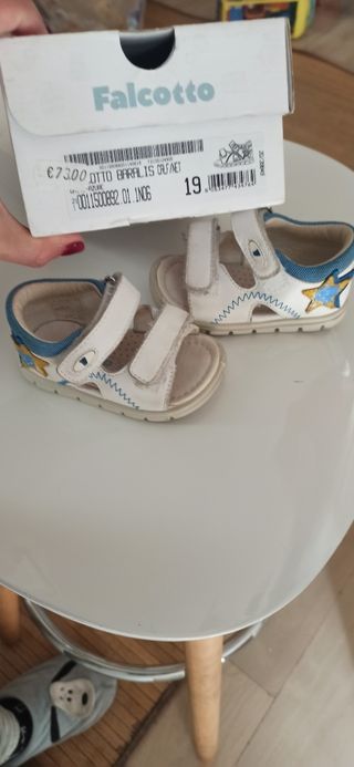 Scarpe Falcotto num 19 bianche
