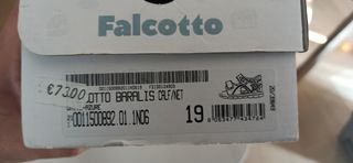 Scarpe Falcotto num 19 bianche