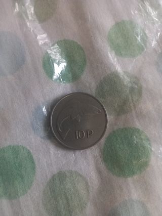 Moneta Eire,10 P, 1975