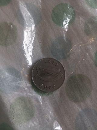 Moneta Eire,10 P, 1975