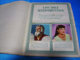 VECCHIO ALBUM CROMATO I DIECI COMANDAMENTI COMPLETI