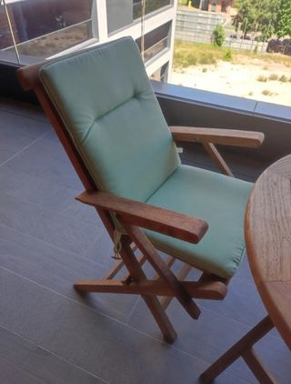 Conjunto comedor exterior madera