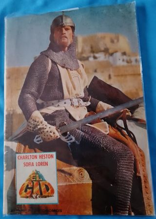 VECCHIO ALBUM CROMATO EL CID ORIGINALE 1962