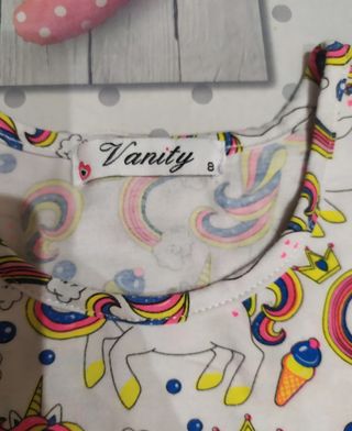 Vestito estivo da bambina 8 anni / 128 cm