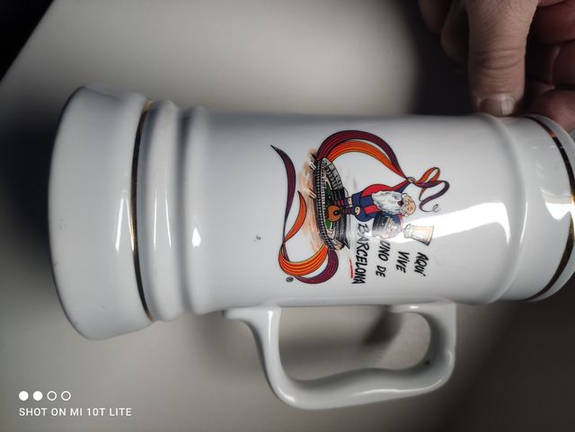 Jarra de cerveza del Barcelona