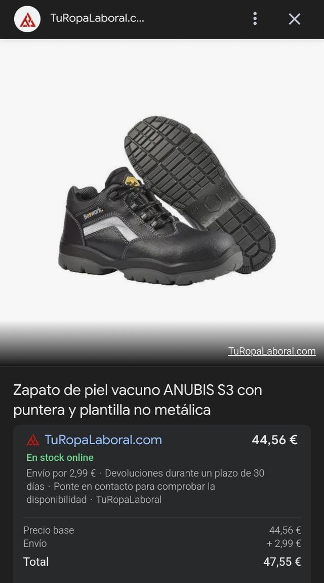 ZAPATO ANUBIS S3 SRC ESD TOMAS BODERO