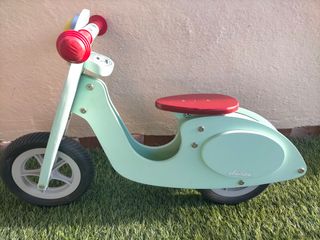 Bicicleta moto de madera