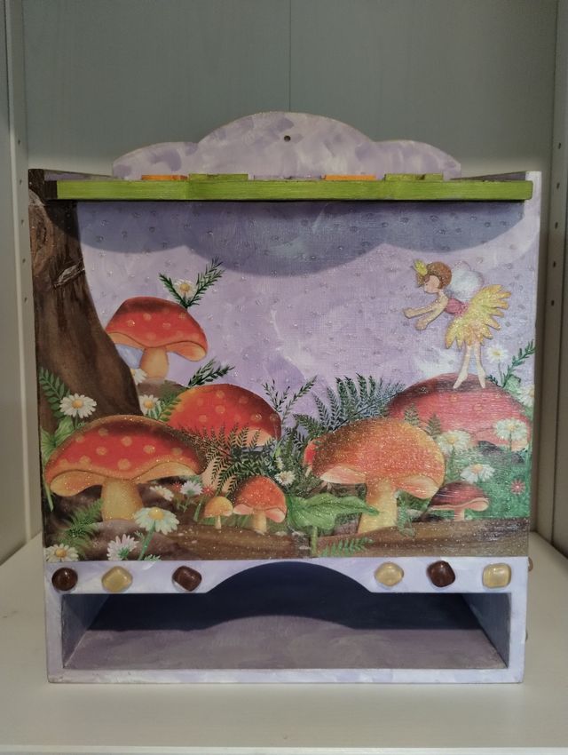 Pañalera madera nombre Carla